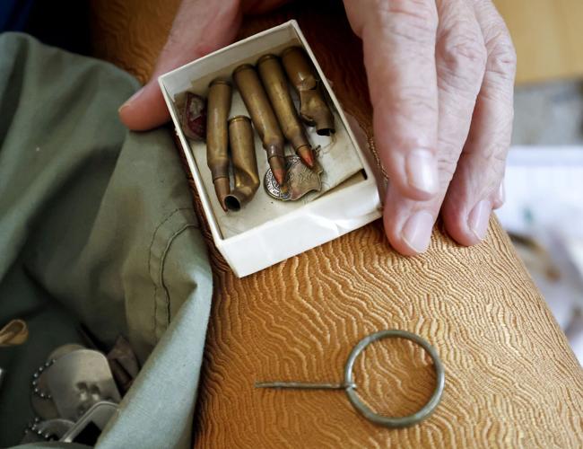 Bullets and grenade pin